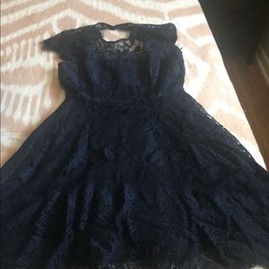 B.B. Dakota Lace navy dress